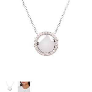 Emily Mortimer HERA WHITE GOLD AND DIAMOND NECKLACE—Never worn, new in EM box!